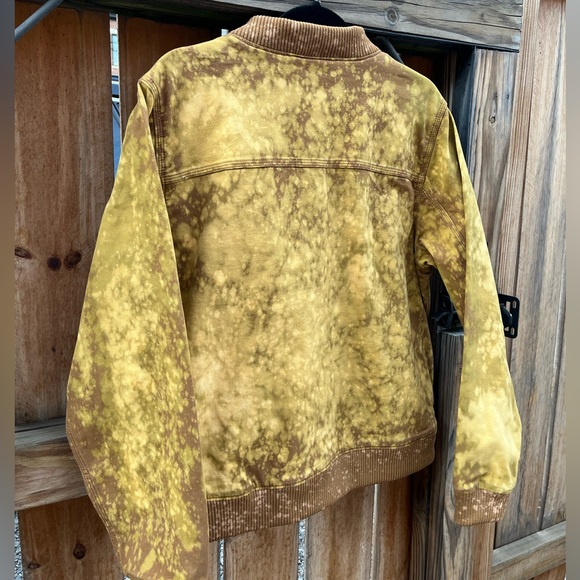 Carhartt Tan Canvas Acid Wash Dyed Jacket - Picture 2 of 7